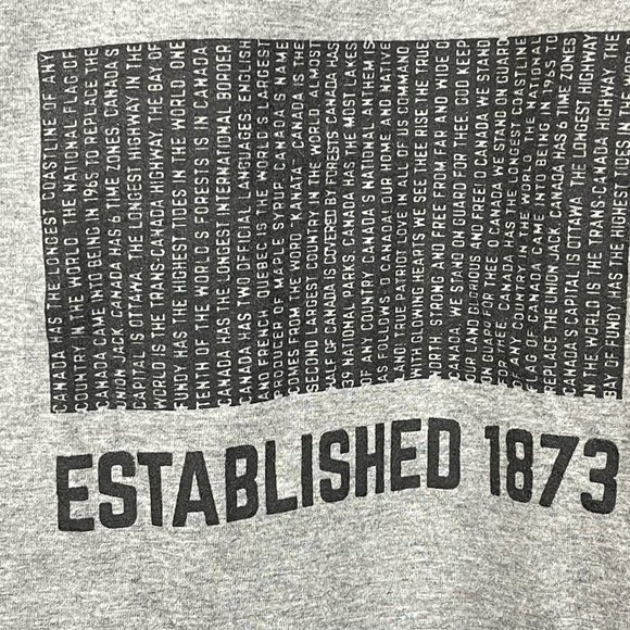 River Wear Muskoka Canada Gray Maple Leaf Hoodie Size XL - Picture 6 of 10